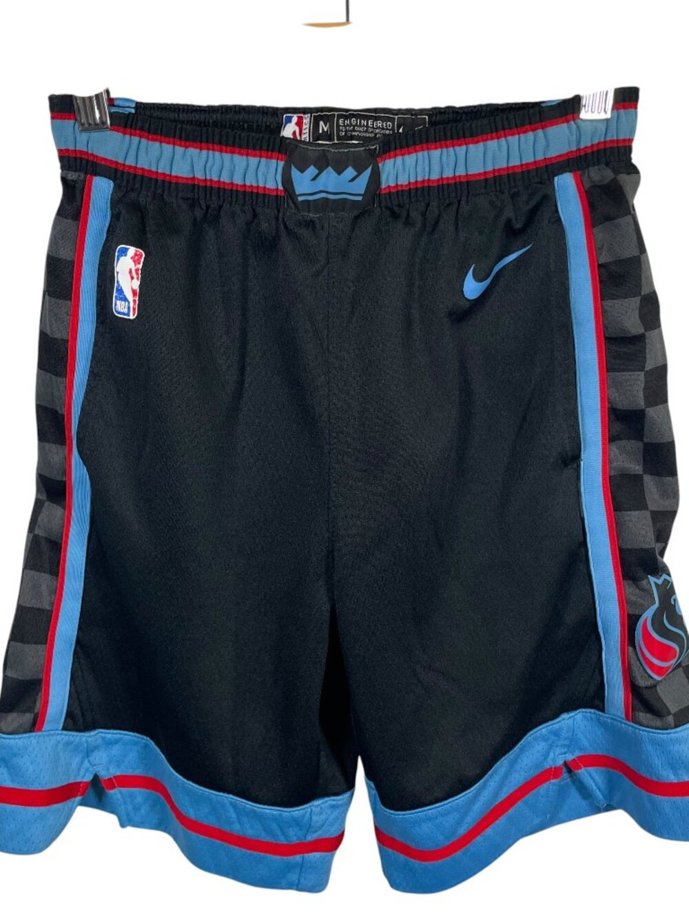 Nike Sacramento Kings 20/21 City Edition Swingman Shorts Youth Medium NBA Black